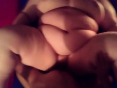 Fat chick has her pussy fucked hard pov